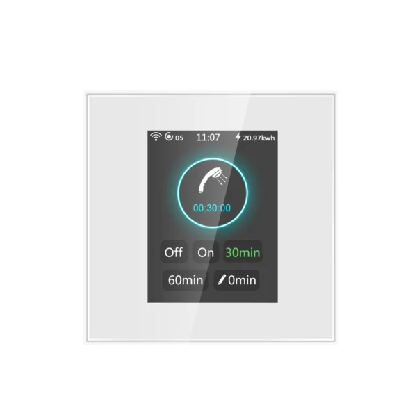 L0 Interrupteur intelligent de chauffe-eau LCD – Image 7