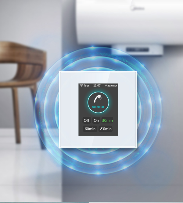 L0 Interrupteur intelligent de chauffe-eau LCD – Image 2